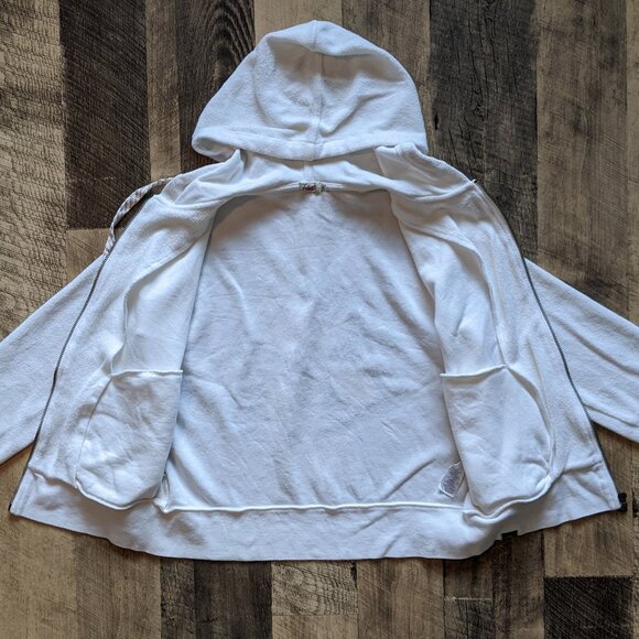Faherty Beach Fleece Zip Hoodie White - Picture 3 of 8